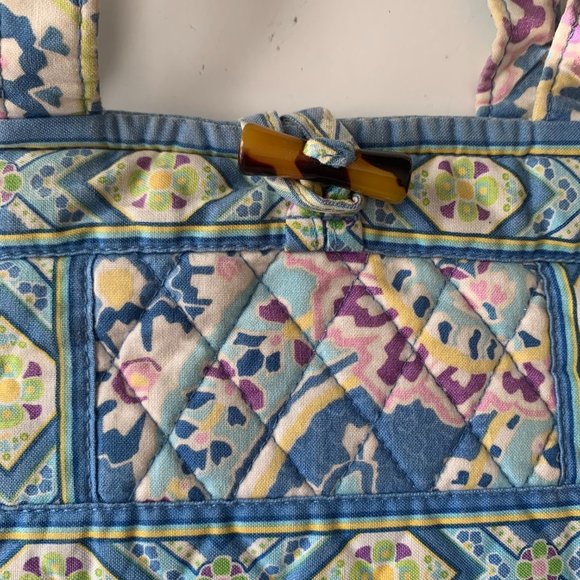 VINTAGE Vera Bradley CAPRI BLUE Bag - Picture 10 of 12